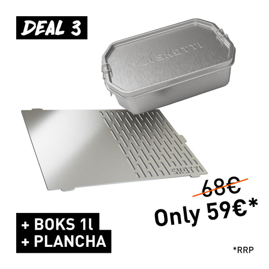 DEAL 3: Boks 1L + Plancha